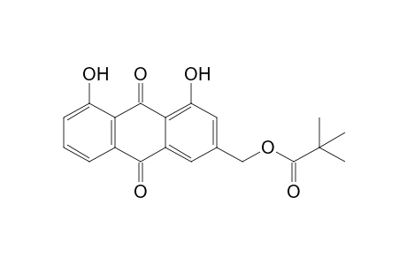 (4,5-dihydroxy-9,10-dioxo-2-anthryl)methyl 2,2-dimethylpropanoate