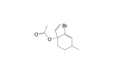 (2-bromanyl-1-ethenyl-4-methyl-cyclohex-2-en-1-yl) ethanoate