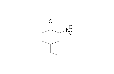 CYCLOHEXANONE, 4-ETHYL-2-NITRO-