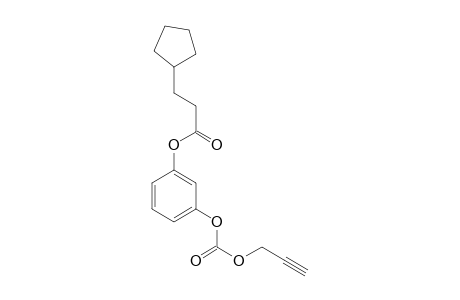 1,3-Benzenediol, o-(3-cyclopentylpropionyl)-o'-propargyloxycarbonyl