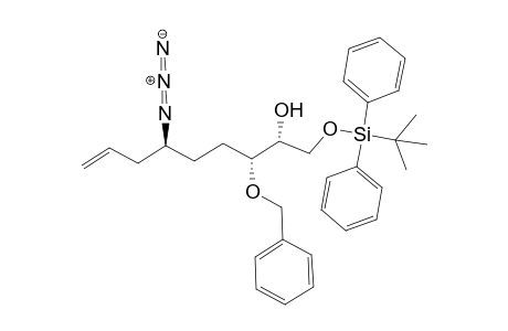 (2R,3R,6S)-6-azido-1-[tert-butyl(diphenyl)silyl]oxy-3-phenylmethoxy-8-nonen-2-ol