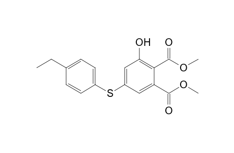 Dimethyl 3-Hydroxy-5-(4-ethylphenylsulfanyl)phthalate