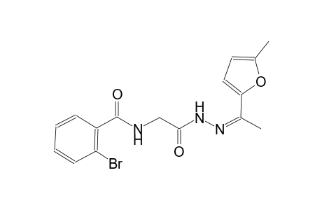 2-bromo-N-(2-{(2Z)-2-[1-(5-methyl-2-furyl)ethylidene]hydrazino}-2-oxoethyl)benzamide