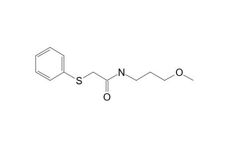 N-(3-Methoxypropyl)-2-(phenylsulfanyl)acetamide