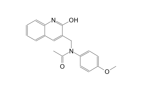 N-[(2-hydroxy-3-quinolinyl)methyl]-N-(4-methoxyphenyl)acetamide