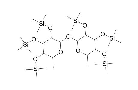.alpha.-l-Mannopyranoside, 6-deoxy-2,3,4-tris-O-(trimethylsilyl)-.alpha.-l-mannopyranosyl 6-deoxy-2,3,4-tris-O-(trimethylsilyl)-