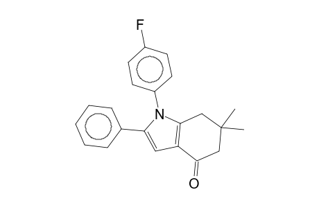 1-(4-Fluorophenyl)-6,6-dimethyl-2-phenyl-1,5,6,7-tetrahydro-4H-indol-4-one