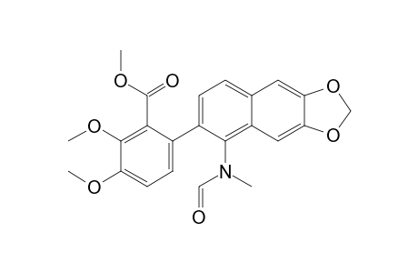 6-[5-[formyl(methyl)amino]-6-benzo[f][1,3]benzodioxolyl]-2,3-dimethoxybenzoic acid methyl ester