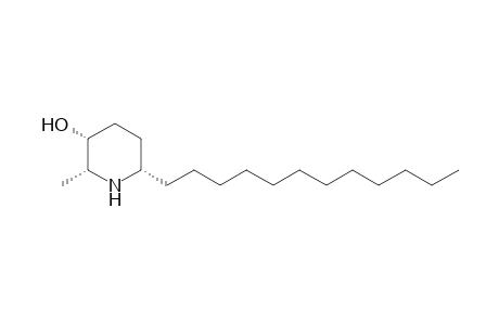 (2R,3R,6S)-6-dodecyl-2-methyl-3-piperidinol