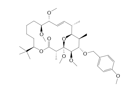 (17R)-17-(t-Butyl)-17-desphenyl-5-O-(4'-methoxybenzyl)-3-O-methylsoraphen