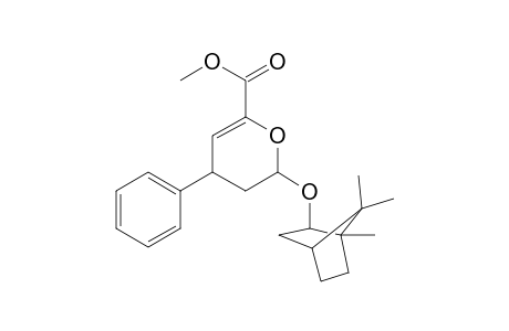 (+-)-Methyl 2-(1,7,7-trimethylbicyclo[2.2.1]heptyl)oxy4-phenyldihydropyrane-6-carboxylate