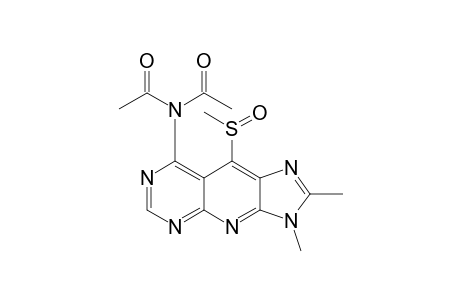 N-Acetyl-N-(2,3-dimethyl-9-methylsulfinyl-3H-1,3,4,5,7-pentazacyclopenta[b]naphthalen-8-yl)acetamide