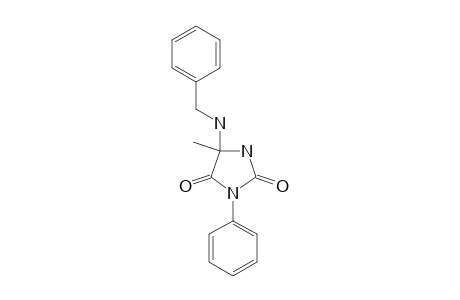 5-(BENZYLAMINO)-5-METHYL-3-PHENYL-IMIDAZOLIDINE-2,4-DIONE