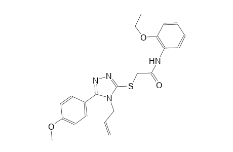 2-{[4-allyl-5-(4-methoxyphenyl)-4H-1,2,4-triazol-3-yl]sulfanyl}-N-(2-ethoxyphenyl)acetamide