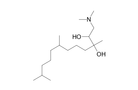 1-(N,n-dimethylamino)-3,7,11-trimethyl-2,3-dodecanediol