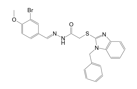 acetic acid, [[1-(phenylmethyl)-1H-benzimidazol-2-yl]thio]-, 2-[(E)-(3-bromo-4-methoxyphenyl)methylidene]hydrazide