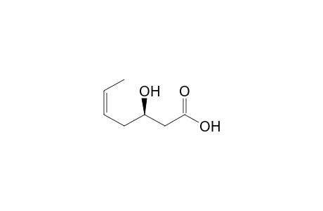 (3R,5Z)-3-hydroxyhept-5-enoic acid
