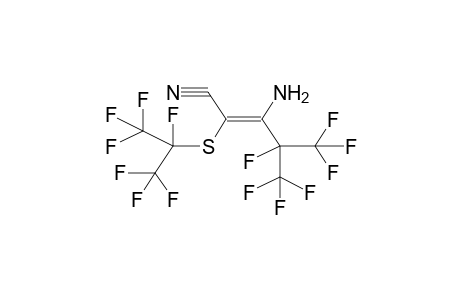 3-AMINO-4,5,5,5-TETRAFLUORO-2-[1,2,2,2-TETRAFLUORO-1-(TRIFLUOROMETHYL)ETHYLTHIO]-4-TRIFLUOROMETHYL-2-PENTENENITRILE