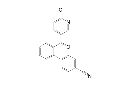 2'-[(6-Chloro-3-pyridinyl)carbonyl](1,1'-biphenyl)-4-carbonitrile