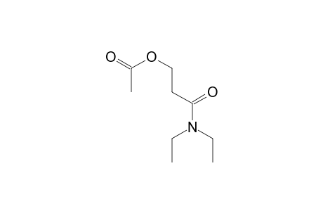 3-(diethylamino)-3-oxopropyl acetate