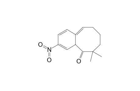 6,6-Dimethyl-3-nitro-6,7,8,9-tetrahydro-5H-benzocycloocten-5-one