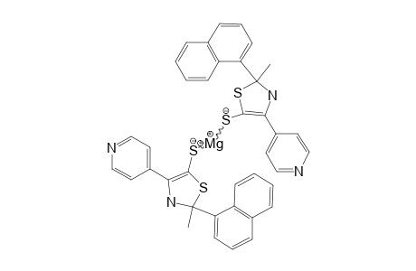 MAGNESIUM-BIS-[2-METHYL-2-(1-NAPHTHYL)-4-(PYRIDIN-4-YL)-2,3-DIHYDRO-1,3-THIAZOL-5-THIOLATE]