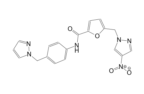 5-[(4-nitro-1H-pyrazol-1-yl)methyl]-N-[4-(1H-pyrazol-1-ylmethyl)phenyl]-2-furamide