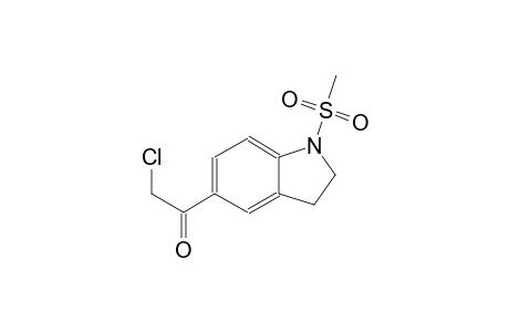 ethanone, 2-chloro-1-[2,3-dihydro-1-(methylsulfonyl)-1H-indol-5-yl]-