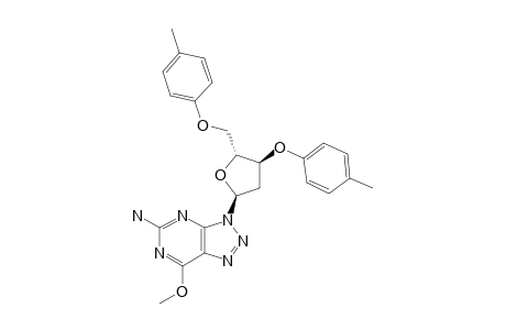 5-AMINO-3-[2-DEOXY-3,5-DI-O-(4-TOLUOYL)-ALPHA-D-ERYTHRO-PENTOFURANOSYL]-7-METHOXY-3H-1,2,3-TRIAZOLO-[4,5-D]-PYRIMIDINE