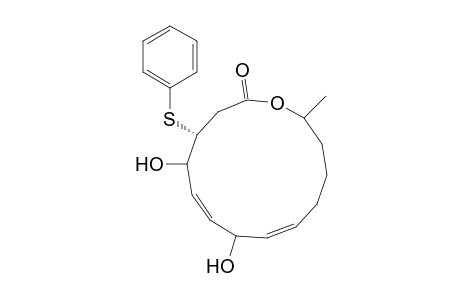 (4R)-5,8-Dihydroxy-14-methyl-4-(phenylthio)oxacyclotetradeca-6,9-dien-2-one