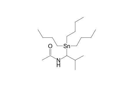 N-(2-methyl-1-tributylstannyl-propyl)ethanamide