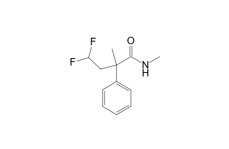 4,4-Difluoro-2-methyl-N-methyl-2-phenylbutanamide