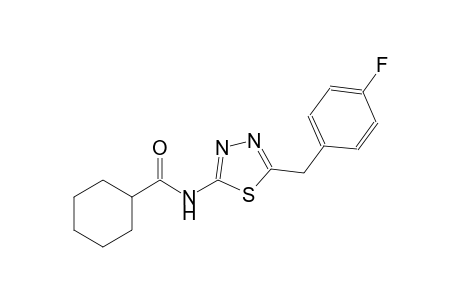 N-[5-(4-Fluorobenzyl)-1,3,4-thiadiazol-2-yl]cyclohexanecarboxamide