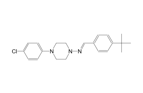 N-[(E)-(4-tert-butylphenyl)methylidene]-4-(4-chlorophenyl)-1-piperazinamine