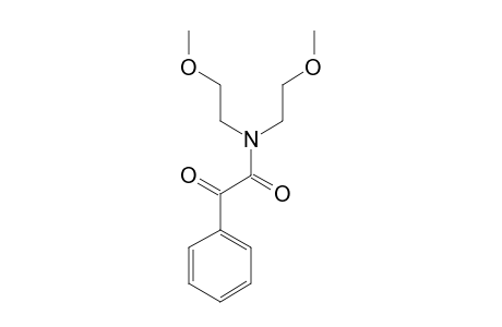 N,N-DI-(2-METHOXYETHYL)-ALPHA-PHENYL-ALPHA-KETOAMIDE