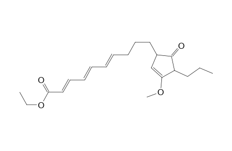 Ethyl (2E,4E,6E)-10-(3-Methoxy-2-propylcyclopent-3-en-1-on-5-yl)-2,4,6-decatrienoate