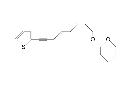 (3E,5E)-Tetrahydro-2-(8-(2-thienyl)-3,5-octadien-7-ynyloxy)-2H-pyran