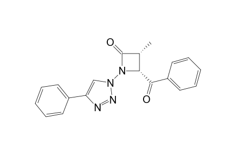 cis-1-(4-Phenyl-1,2,3-triazol-1-yl)-3-methyl-4-benzoylazetidin-2-one