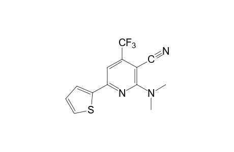 2-(dimethylamino)-6-(2-thienyl)-4-(trifluoromethyl)nicotinonitrile