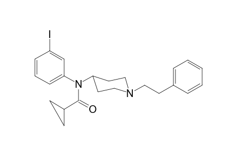 N-(3-Iodophenyl)-N-[1-(2-phenylethyl)piperidin-4-yl]cyclopropanecarboxamide