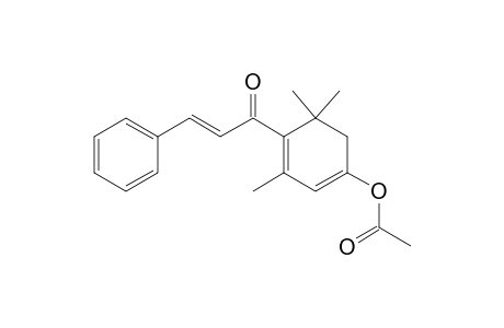 E-3,5,5-Trimethyl-4-(3-phenylacryloyl)cyclohex-1,3-dienyl acetate