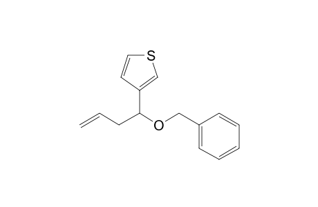 3-(1-(Benzyloxy)but-3-enyl)thiophene