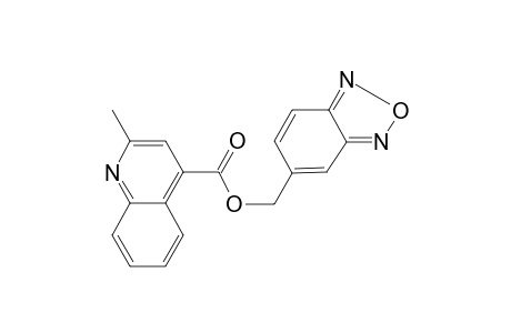 2,1,3-benzoxadiazol-5-ylmethyl 2-methylquinoline-4-carboxylate