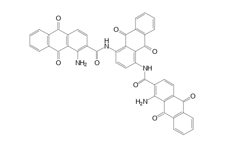 1,4-Bis[[(1-amino-9,10-dihydroxy-2-antracenyl)carbonyl]amino]-9,10-dihydro-antracene-9,10-one