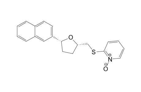 2-[[(2S,5R)-5-(2-naphthalenyl)-2-oxolanyl]methylthio]-1-oxidopyridin-1-ium