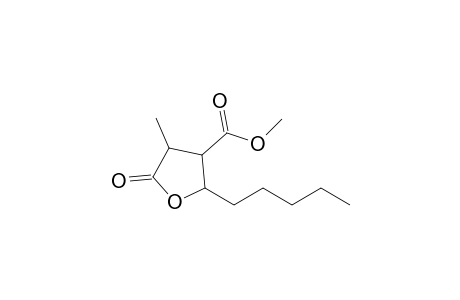 Methyl 3-methyl-2-oxo-5-pentyl-tetrahydrofuran-4-carboxylate
