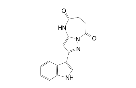 2-(1H-indol-3-yl)-6,7-dihydro-4H-pyrazolo[1,5-a][1,3]diazepine-5,8-dione