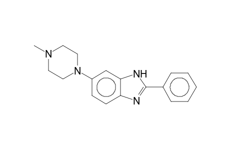 6-(4-Methyl-1-piperazinyl)-2-phenyl-1H-benzimidazole