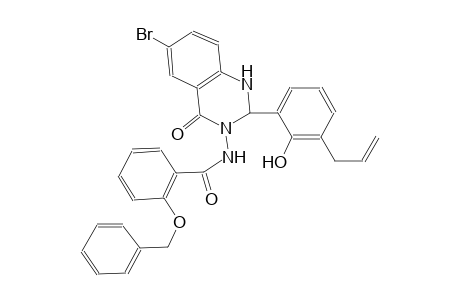 N-(2-(3-allyl-2-hydroxyphenyl)-6-bromo-4-oxo-1,4-dihydro-3(2H)-quinazolinyl)-2-(benzyloxy)benzamide