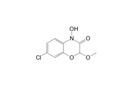 2H-1,4-Benzoxazin-3(4H)-one, 7-chloro-4-hydroxy-2-methoxy-